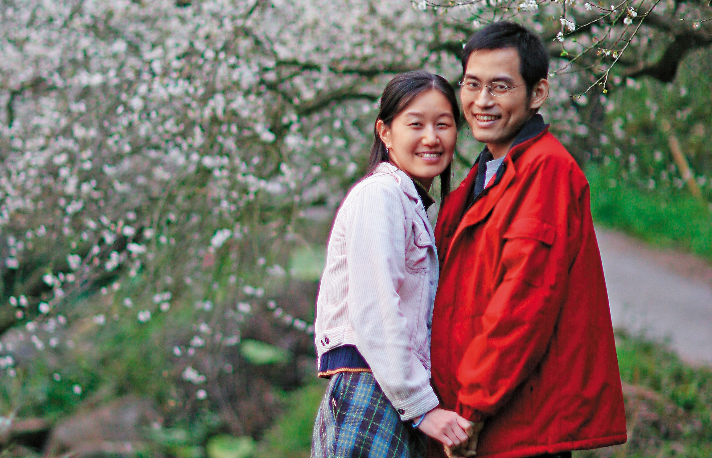 李玟萱和陳澤銘相識於1996年3月9日,陳澤銘2007年3月4日因胸腺癌病逝。(李玟萱提供)