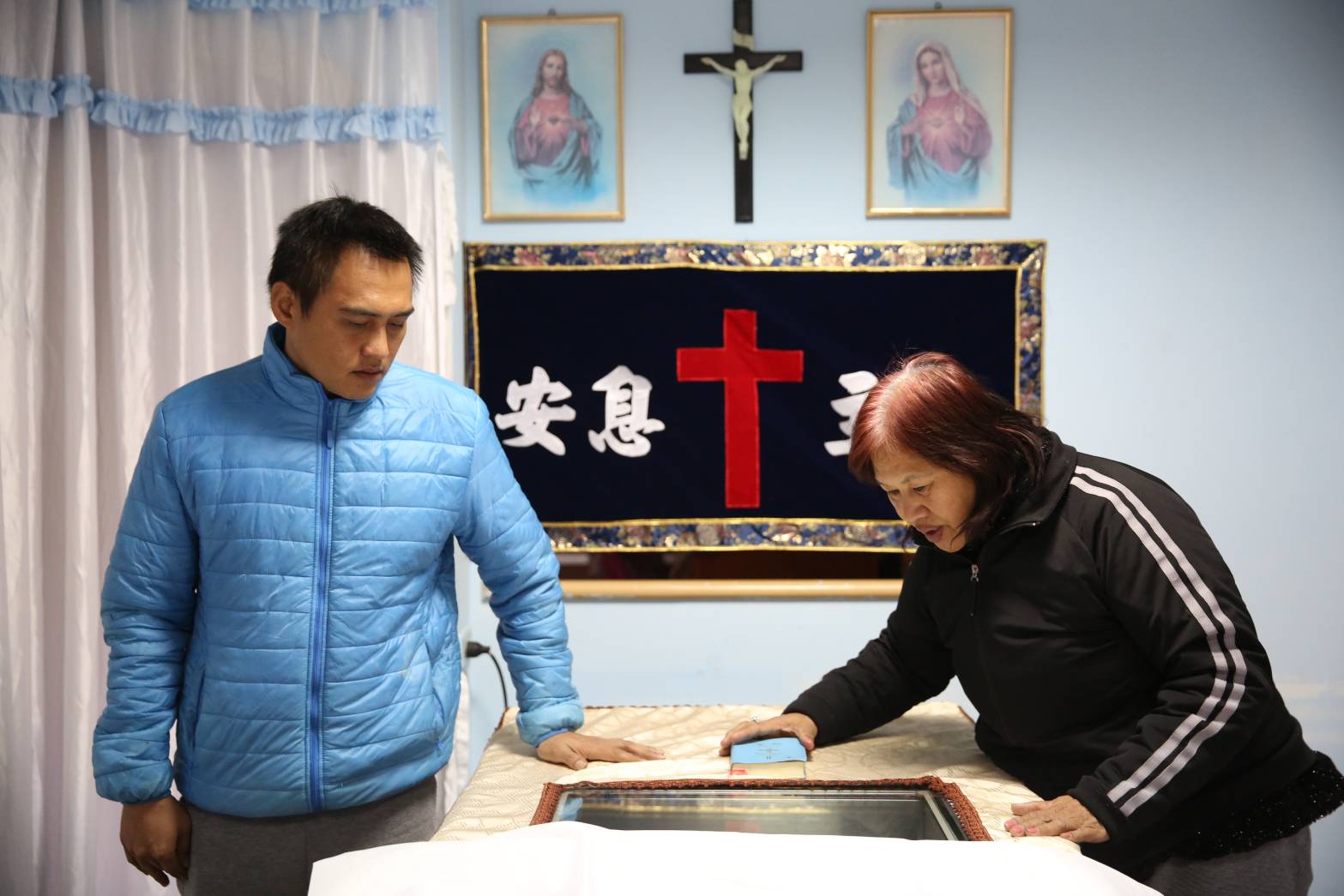 彭媽媽和志杰望哥哥不要牽掛,放心追隨天父。