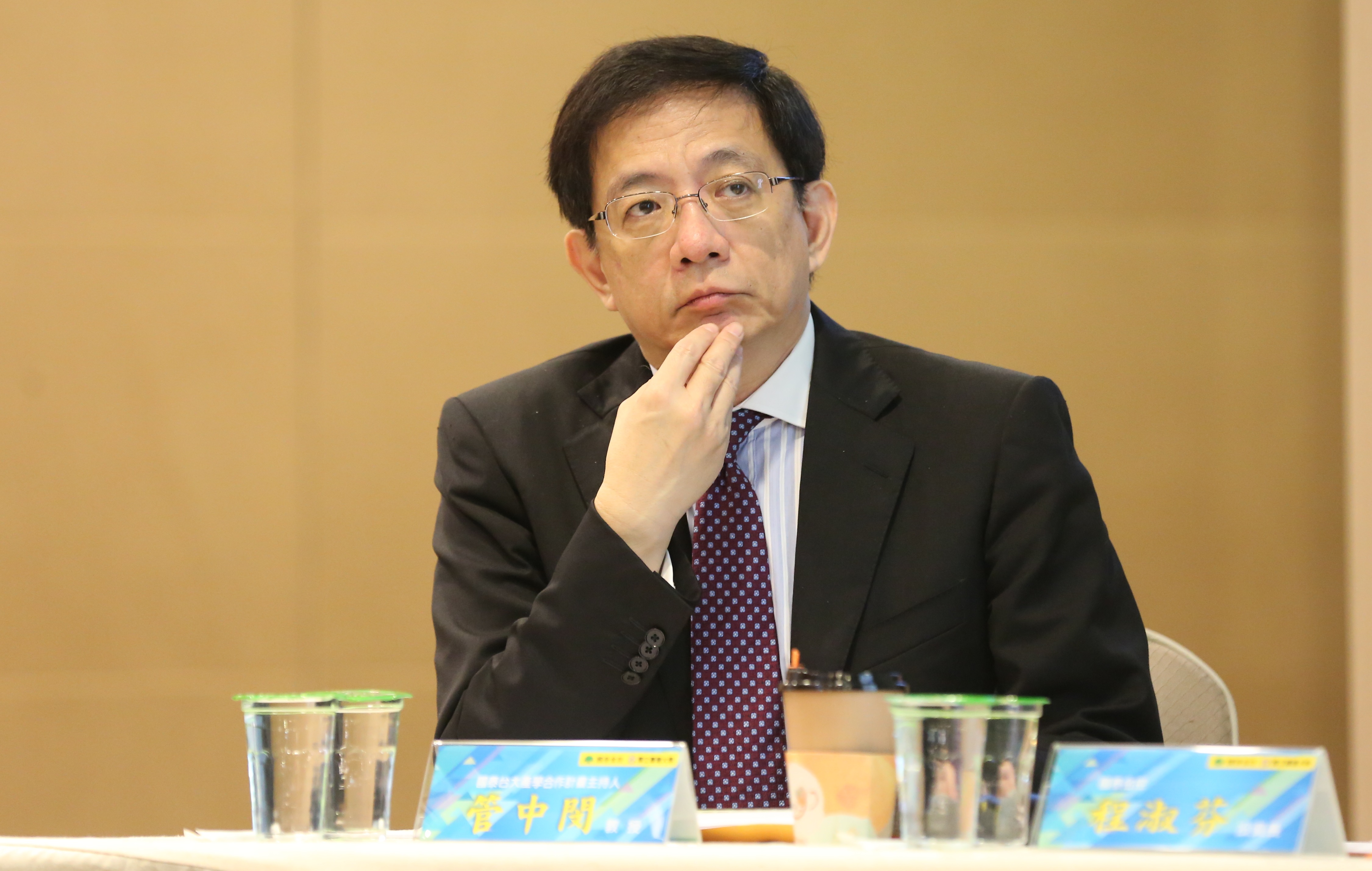 管中閔年前上任已無望。（資料照）