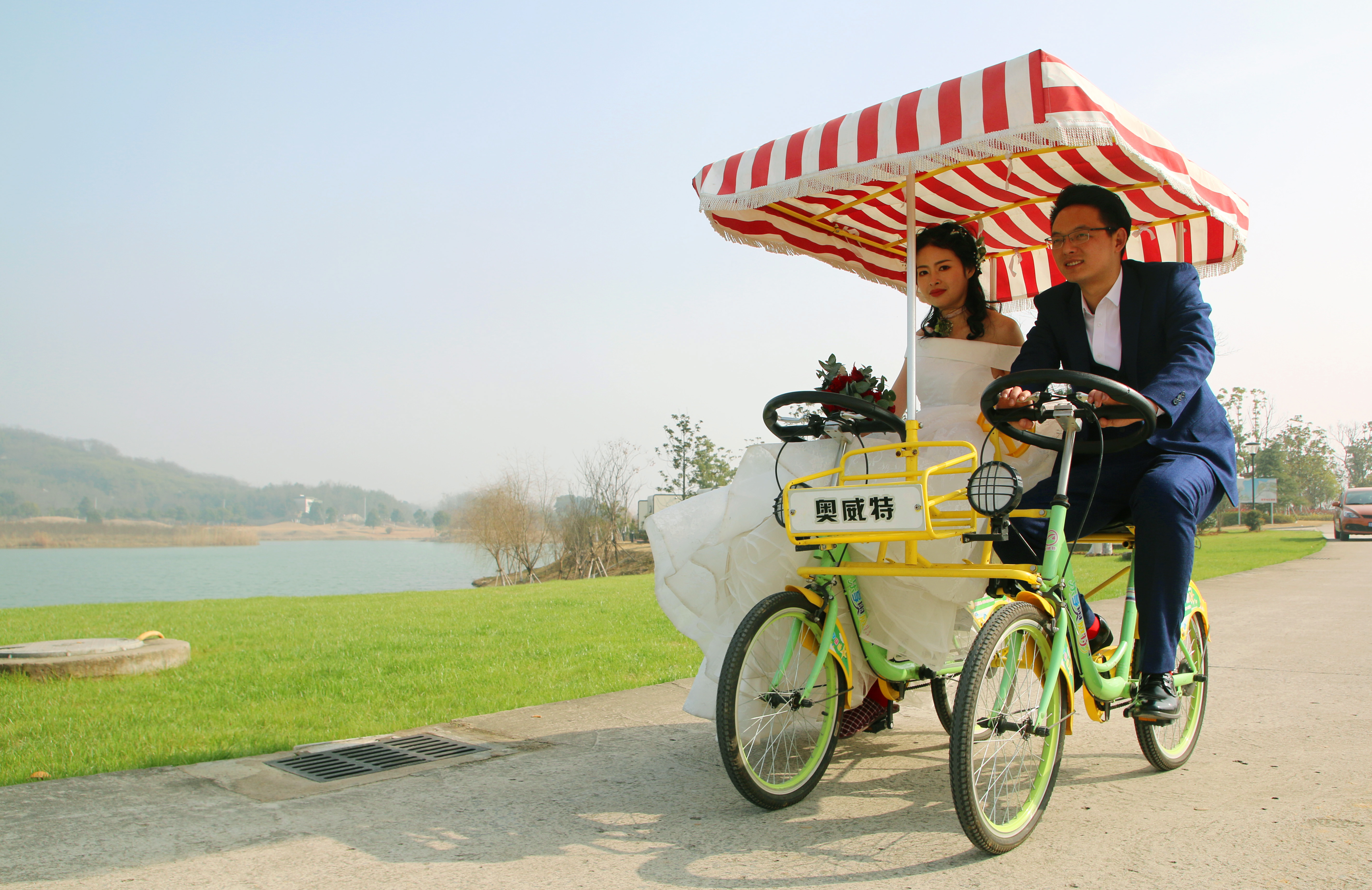 安徽省蕪湖市峨橋鎮力推「特色小鎮」，吸引觀光客。（東方IC）