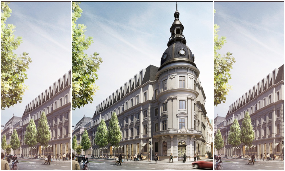 蓋世太保總部即將打造成的豪宅示意圖。（Quantum 不動產官網）（東方IC）