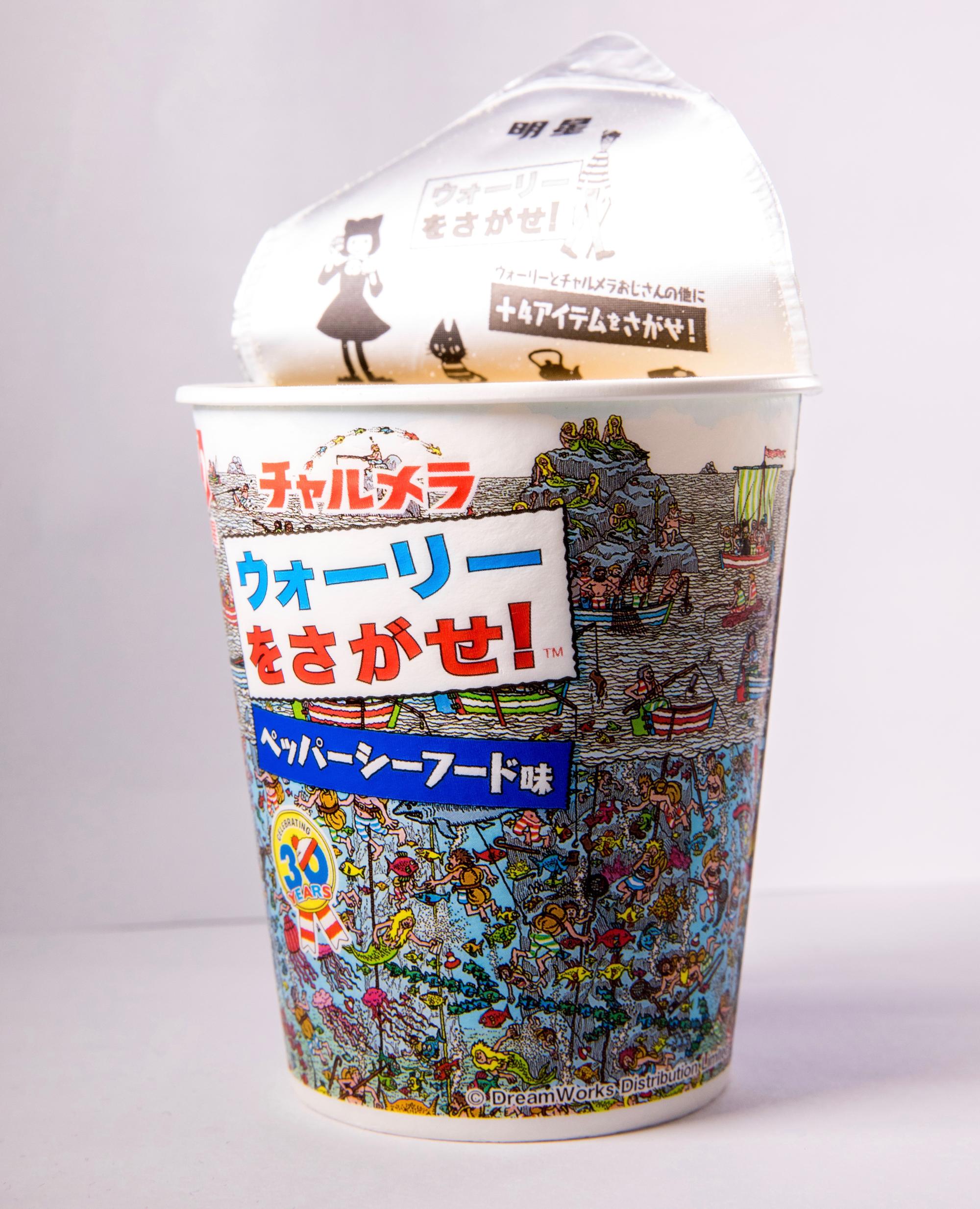 明星杯麵與「威利在哪裡」推出聯名款,好吃又好玩。