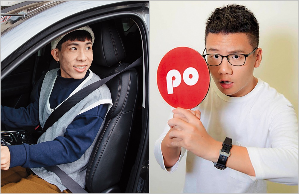 去年網紅阿翰（右圖翻攝自阿翰臉書）爆紅，林進也致敬模仿，想不到卻引來網友圍攻。