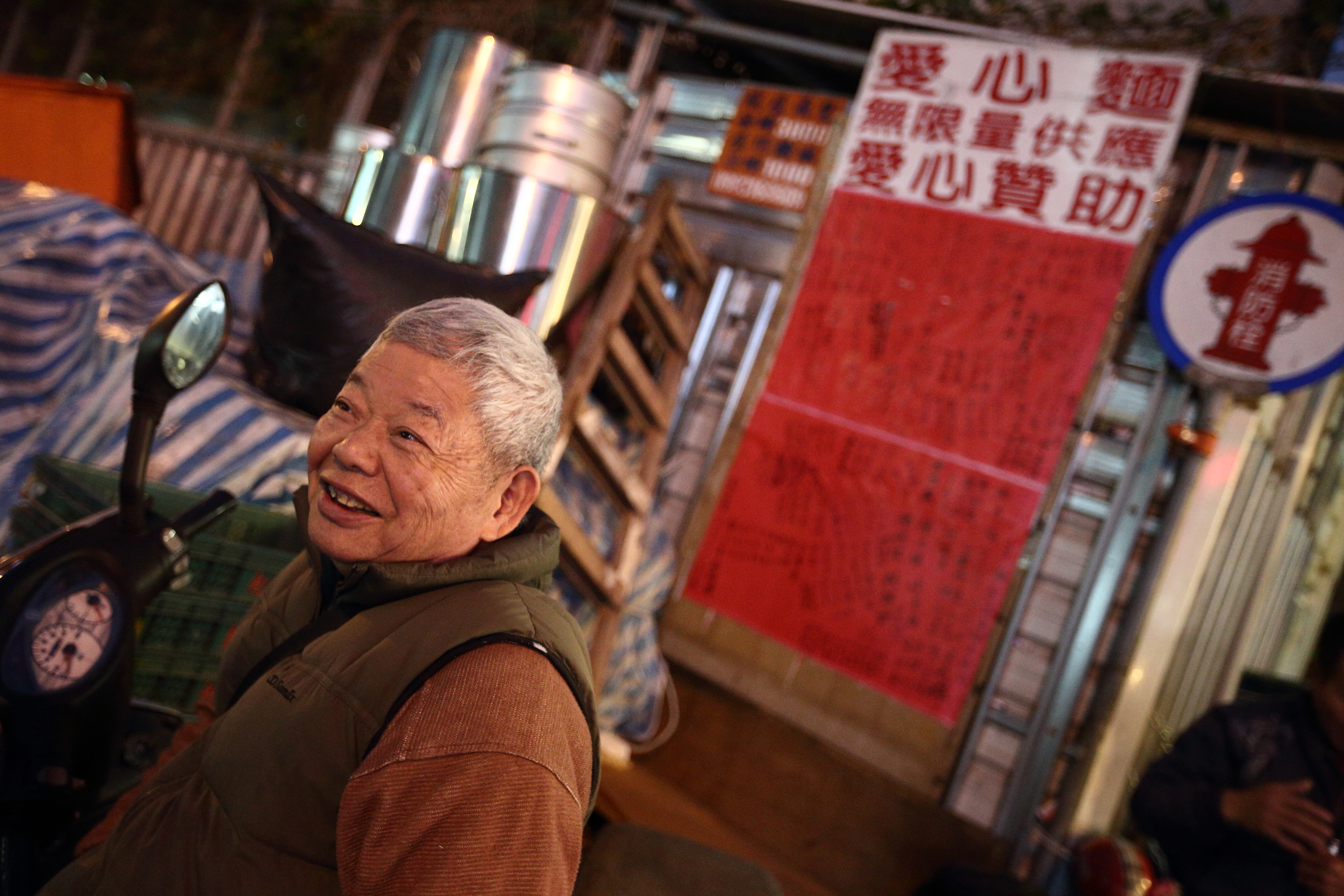 刈包吉在萬華辦愛心宴多年，今年首度改到土城辦理。