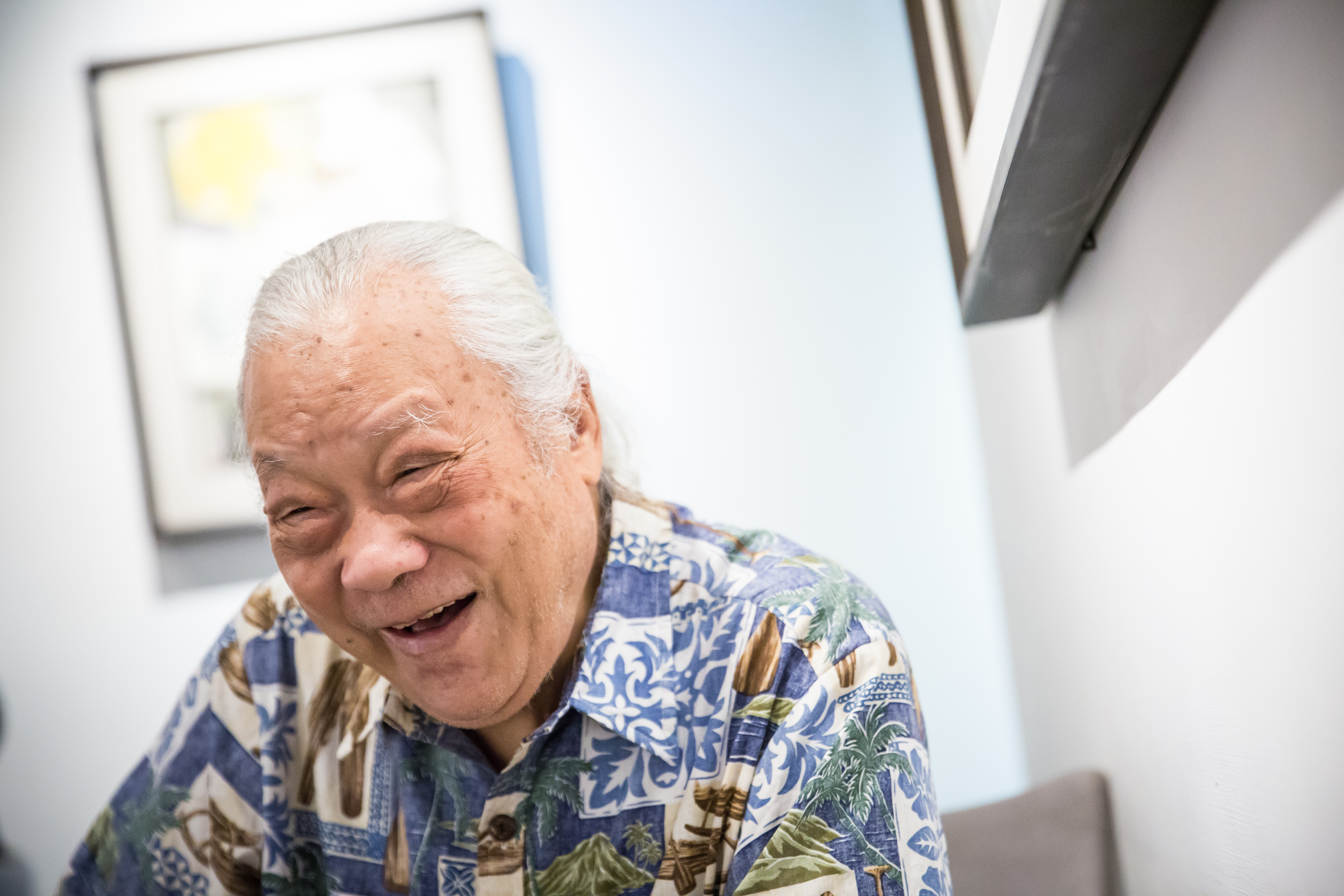 高齡88的畫家焦士太對於藝術有自己的執著。