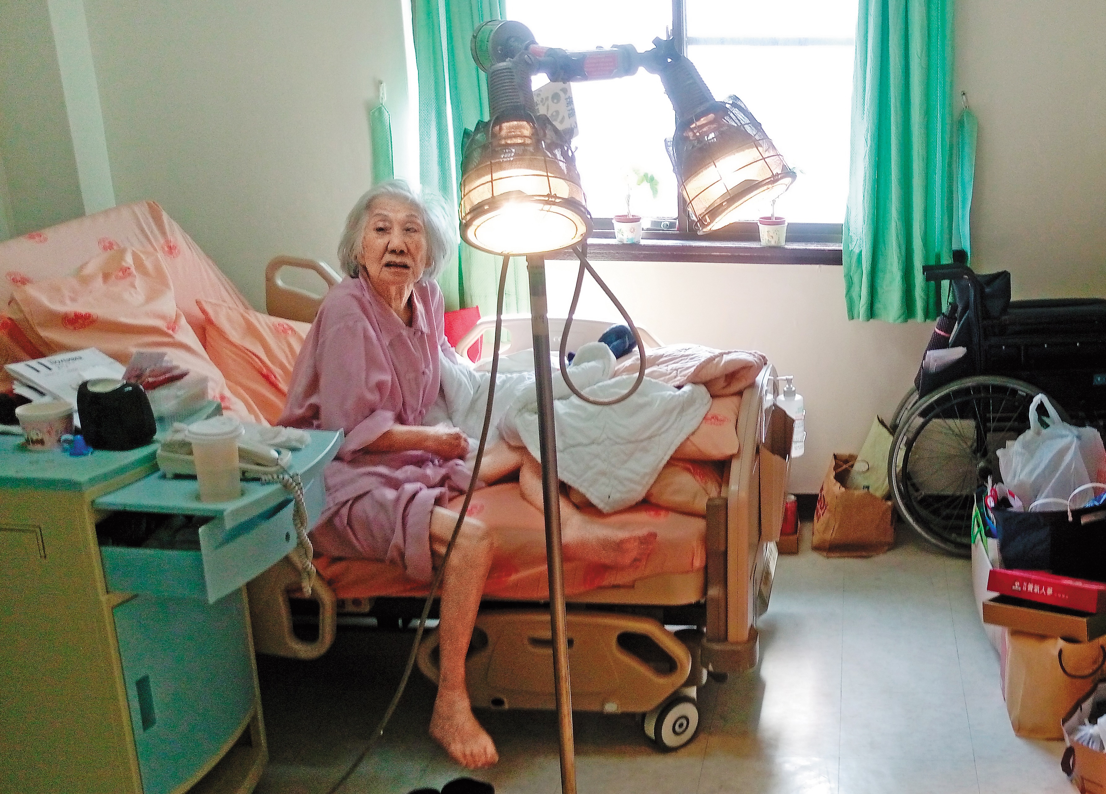 榮總發聲明表示，老奶奶已在2月11日主動出院住進安養中心，圓滿處理落幕。