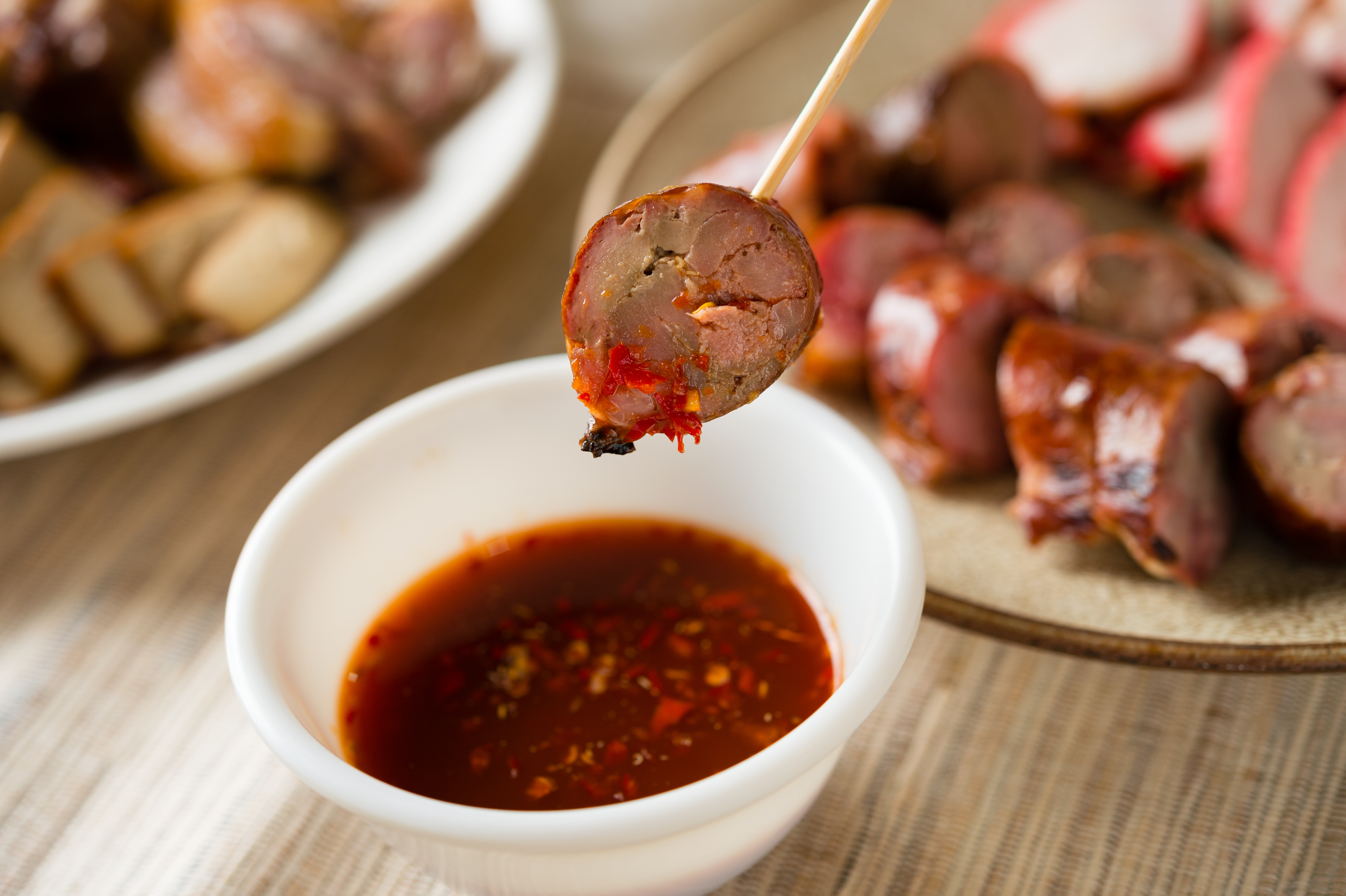 豬肝腸是基隆小吃特產，別處難尋。