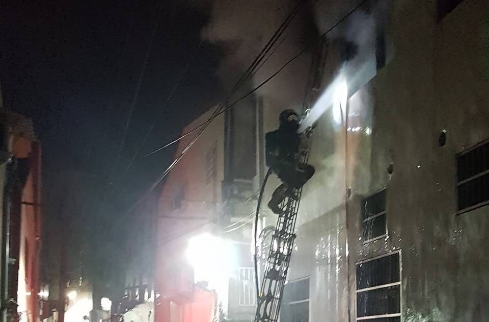 彰化今凌晨一場惡火，奪走江姓夫妻性命。（翻攝畫面）