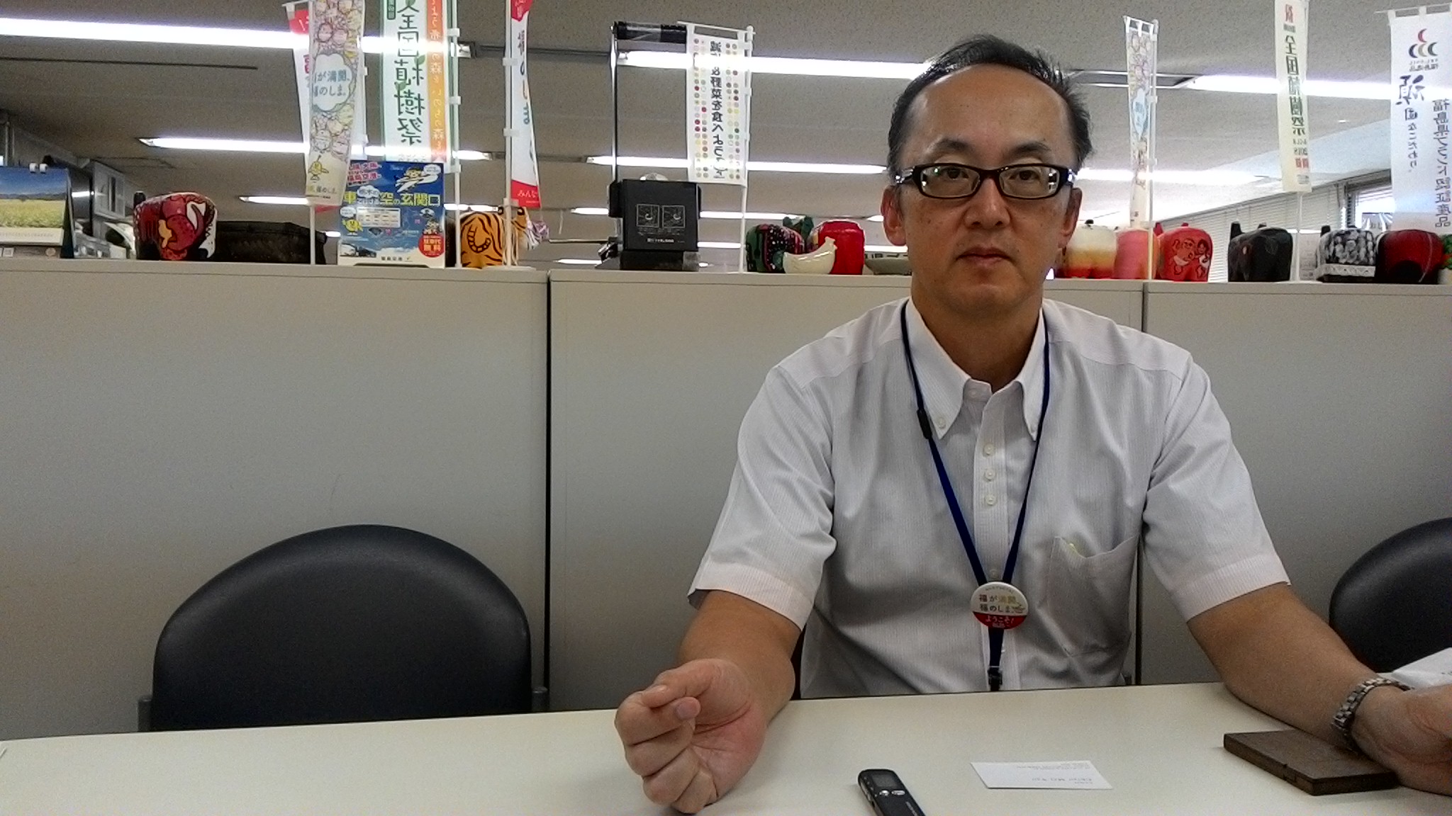 「福島逐漸變成學習型都市了,」福島縣觀光交流局課長吾妻嘉博喜不自勝地透露。