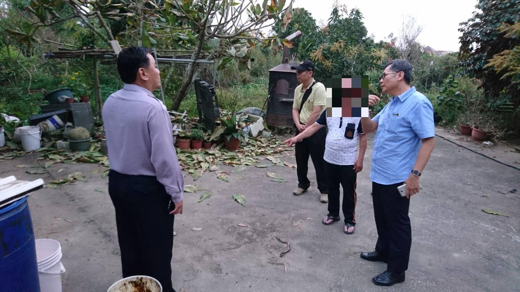 許吳姓婦人丈夫發現妻子倒臥在果園旁，已經氣絕身亡。（警方提供）