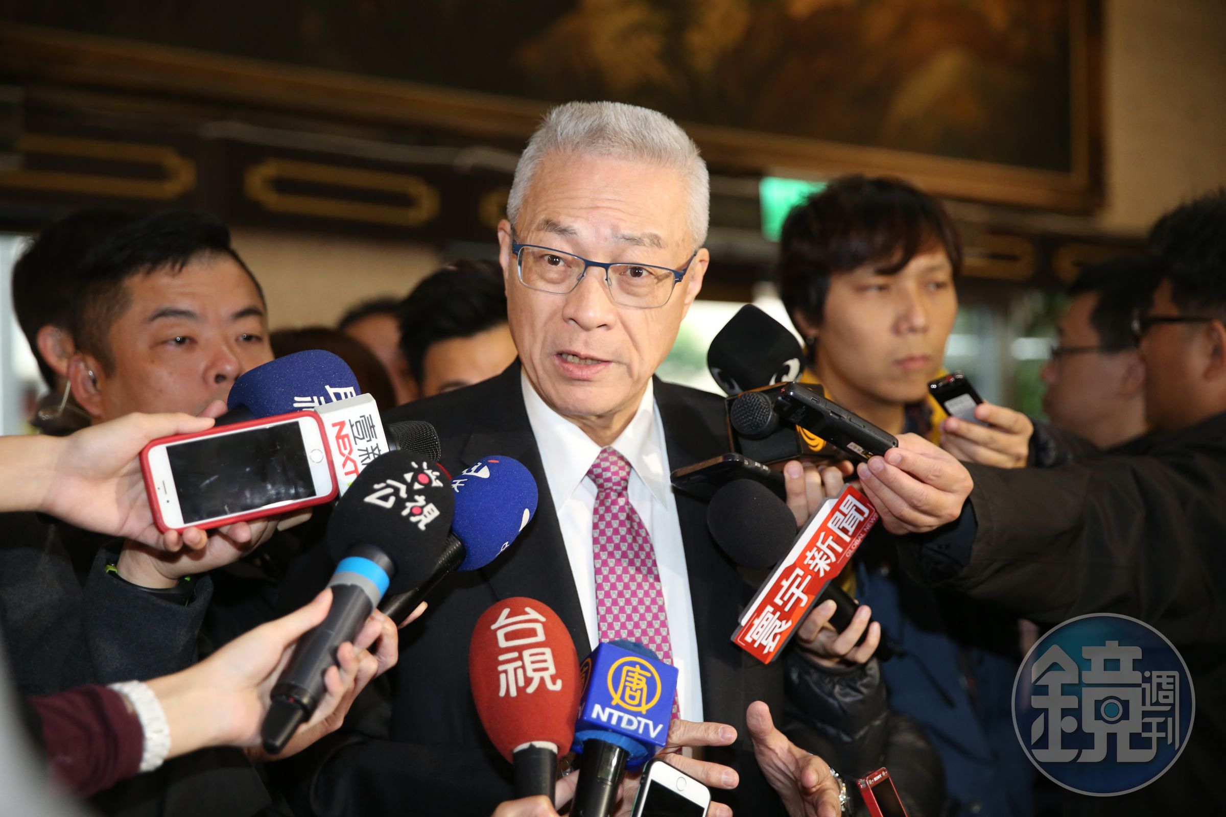 反年改團體闖立法院，國民黨主席吳敦義今在中常會表示執政黨應該負最大責任。