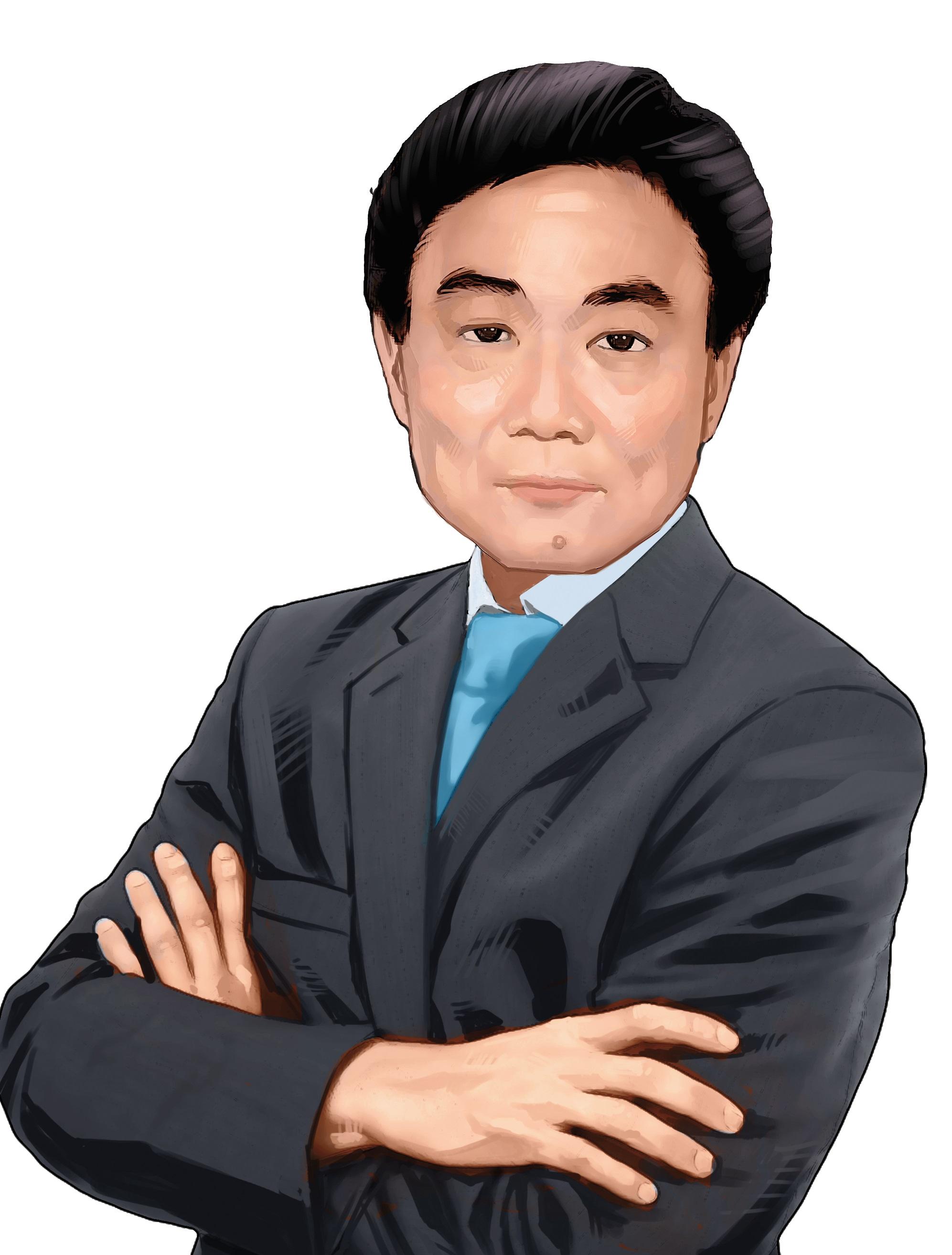 金管會懷疑陸資暗中吃下大同持股，疑與台商鄭文逸（圖）聯手合作，欲拉下林郭文艷。（圖為設計畫面）