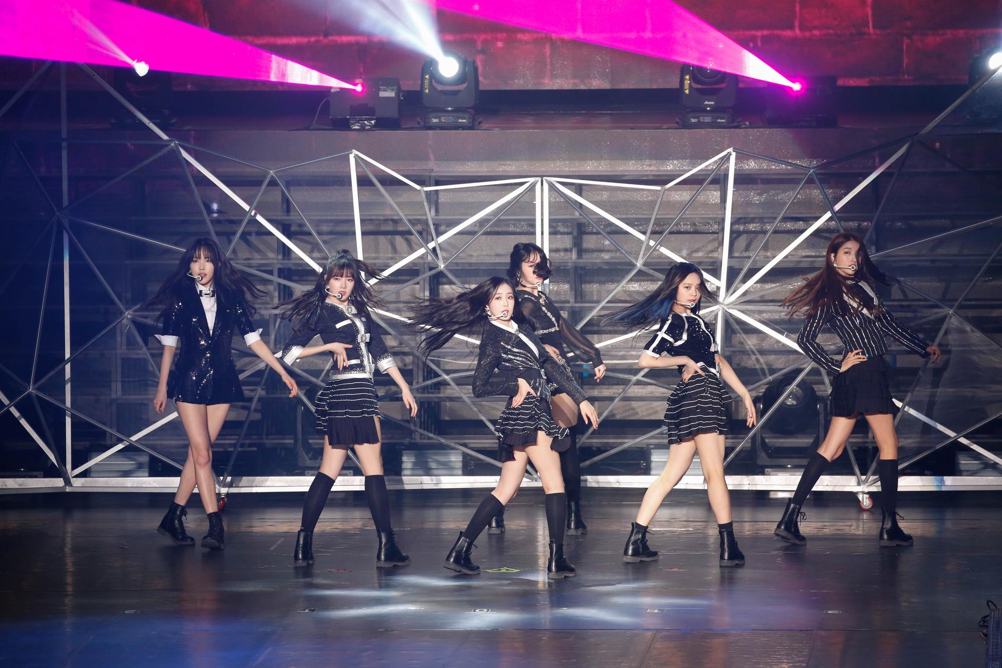 GFRIEND賣力熱歌勁舞，堪比男團難度。