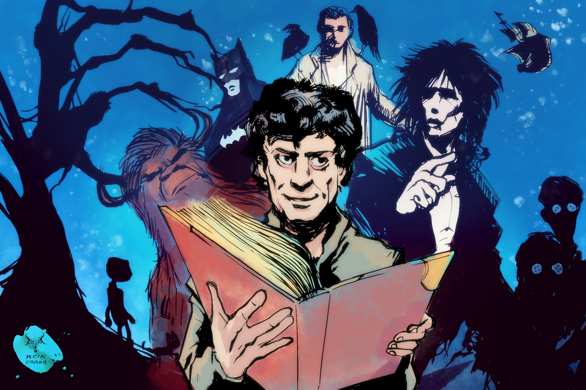 【陳栢青書評】文之餘，文之悅──《從邊緣到大師：尼爾．蓋曼的超連結創作之路》