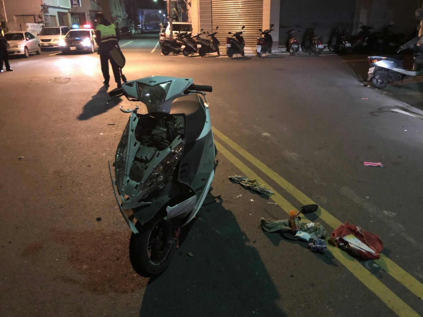  肇事大學生扮演目擊者主動向警方描述車禍經過，遭警方懷疑。（警方提供）