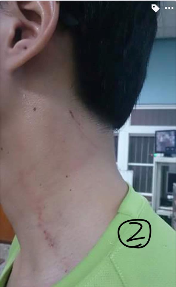員警被打還被高層想要息事寧人,怒po網將事件經過公諸於世,直言受到委屈想跳八掌溪。(警方提供)