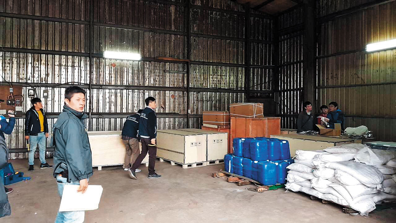 李嫌在新北、桃園等地開設4處製毒工廠，全部被警方突破。（翻攝畫面）