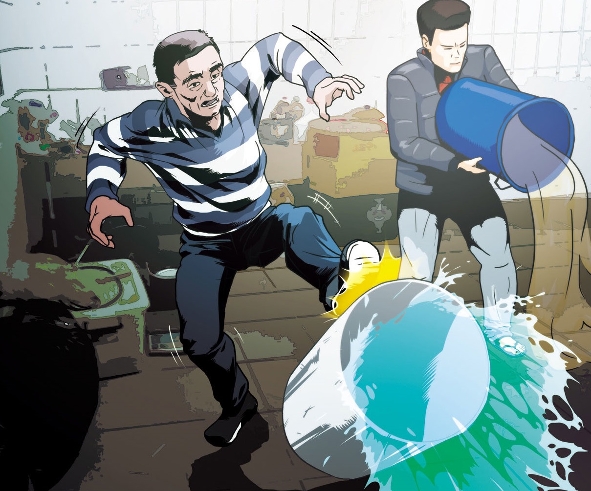 李嫌發現警方攻堅時，命令幹部將安毒半成品與成品全數倒掉滅證。