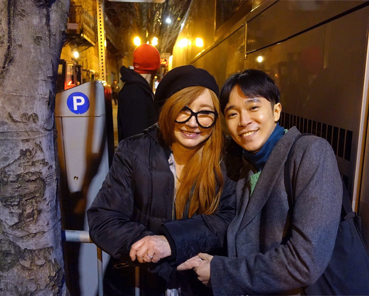 青峰後台堵到自己的偶像。（青峰提供）