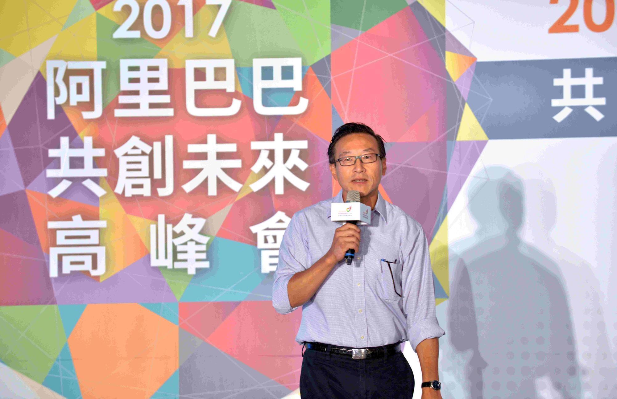 阿里巴巴創業者基金今天公布新一輪的13家投資企業，圖為阿里巴巴集團執行副主席蔡崇信。（阿里巴巴提供）