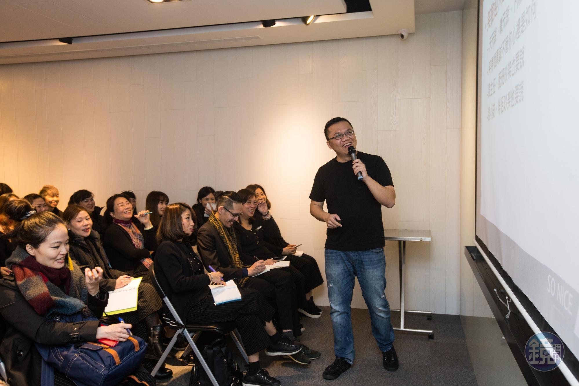 李宥宏重視員工教育訓練，他接手父親的事業後，每年親自主持4次教育訓練，鼓舞員工士氣。