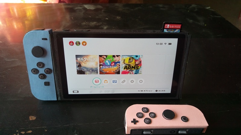 真假難分的紙紮SWITCH（圖片來源：賣家網站）