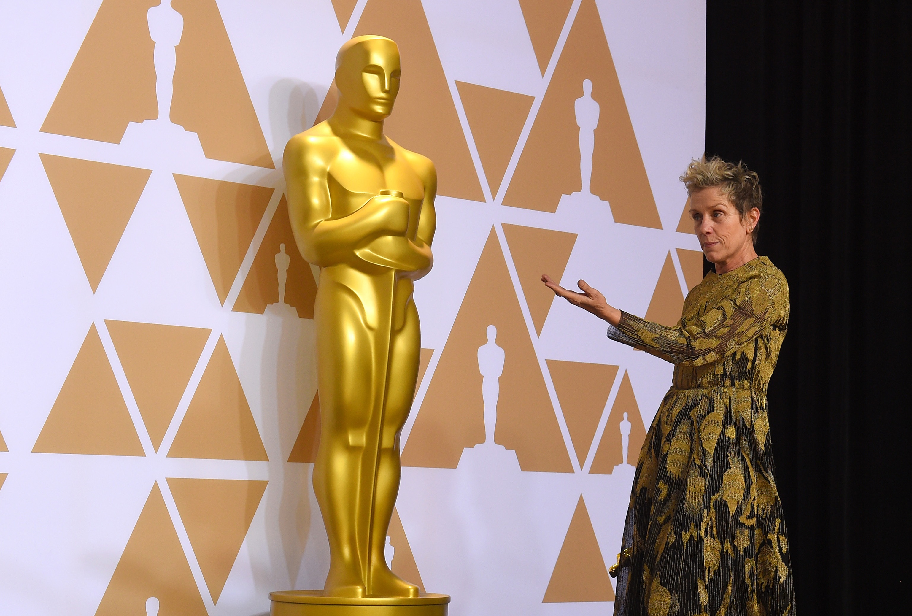 今年奧斯卡影后法蘭西絲曼朵麥登高一呼，提醒影視同業人員在簽工作合約時不要忘了「包容條款」。（東方IC)