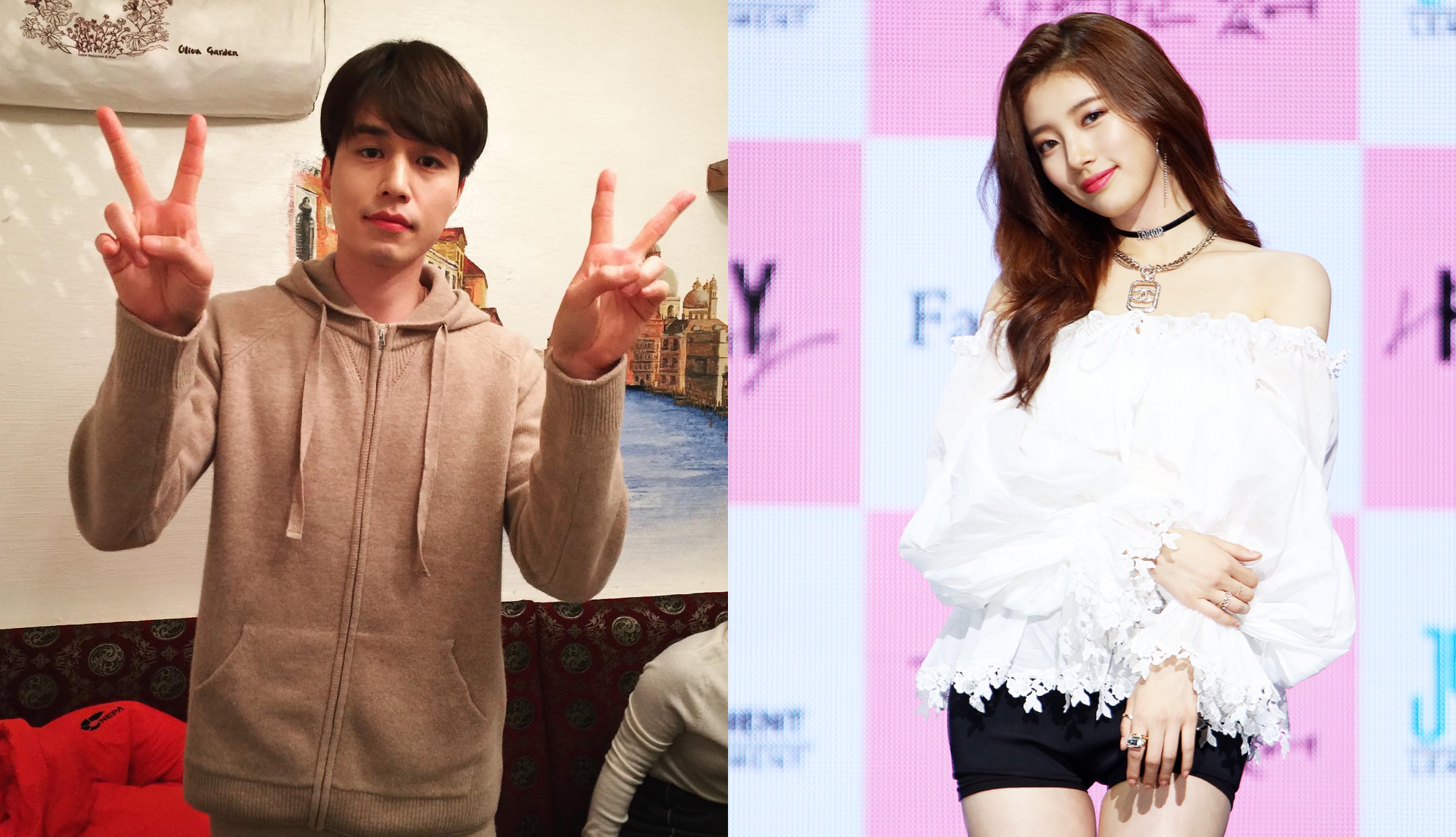 李棟旭與秀智熱戀4個月，從友人變情人。（合成圖片，翻攝自兩人ig）