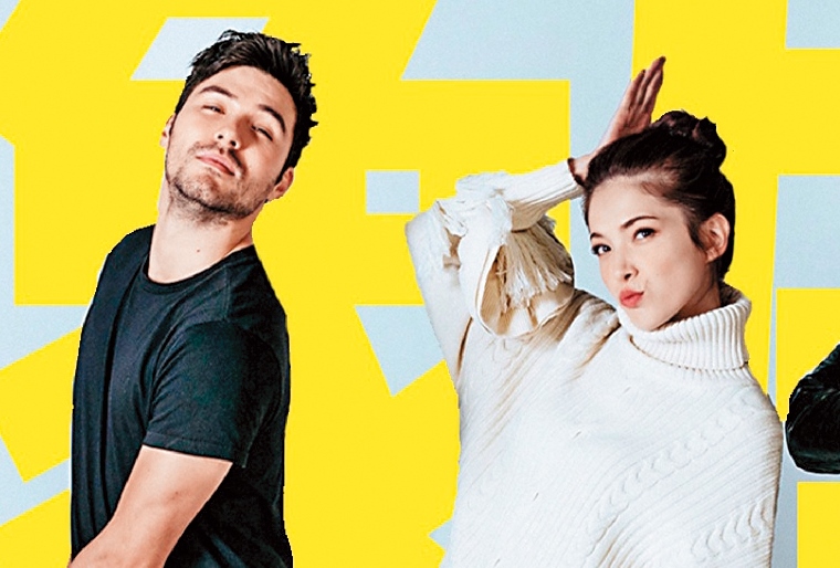 鳳小岳（左）的帥氣深具殺傷力，許瑋甯則是在影視和時尚界最能接班舒淇的演技派女星，兩人雙雙簽進中國公司，期望大市場能許他們一個更閃亮的未來。（翻攝自工夫影業微博）