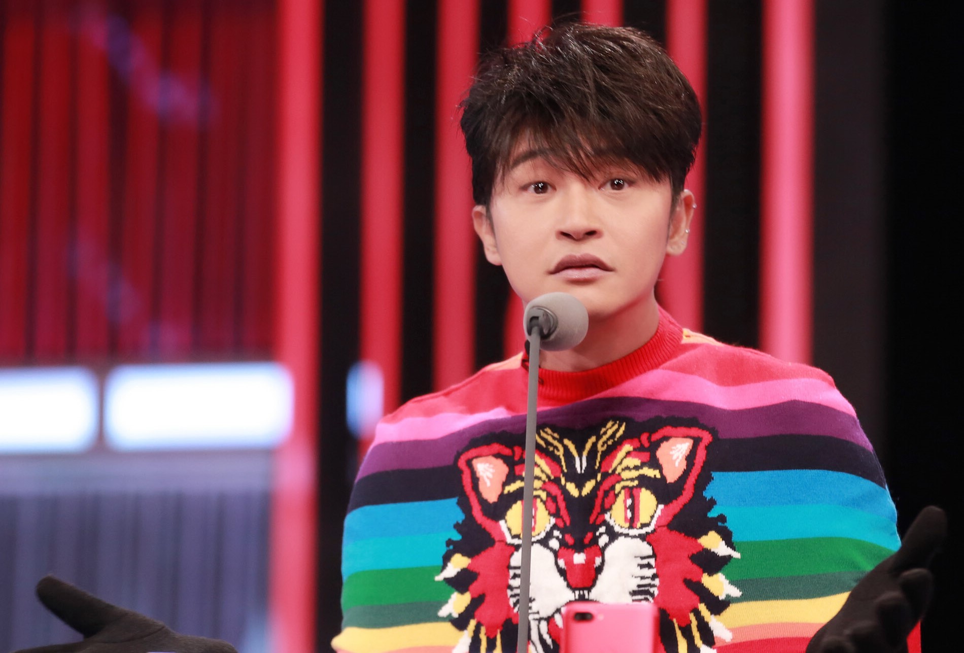 陳志朋近期因大膽的造型成為話題焦點，他面對外界酸言酸語不以為意。（誠利千代提供）