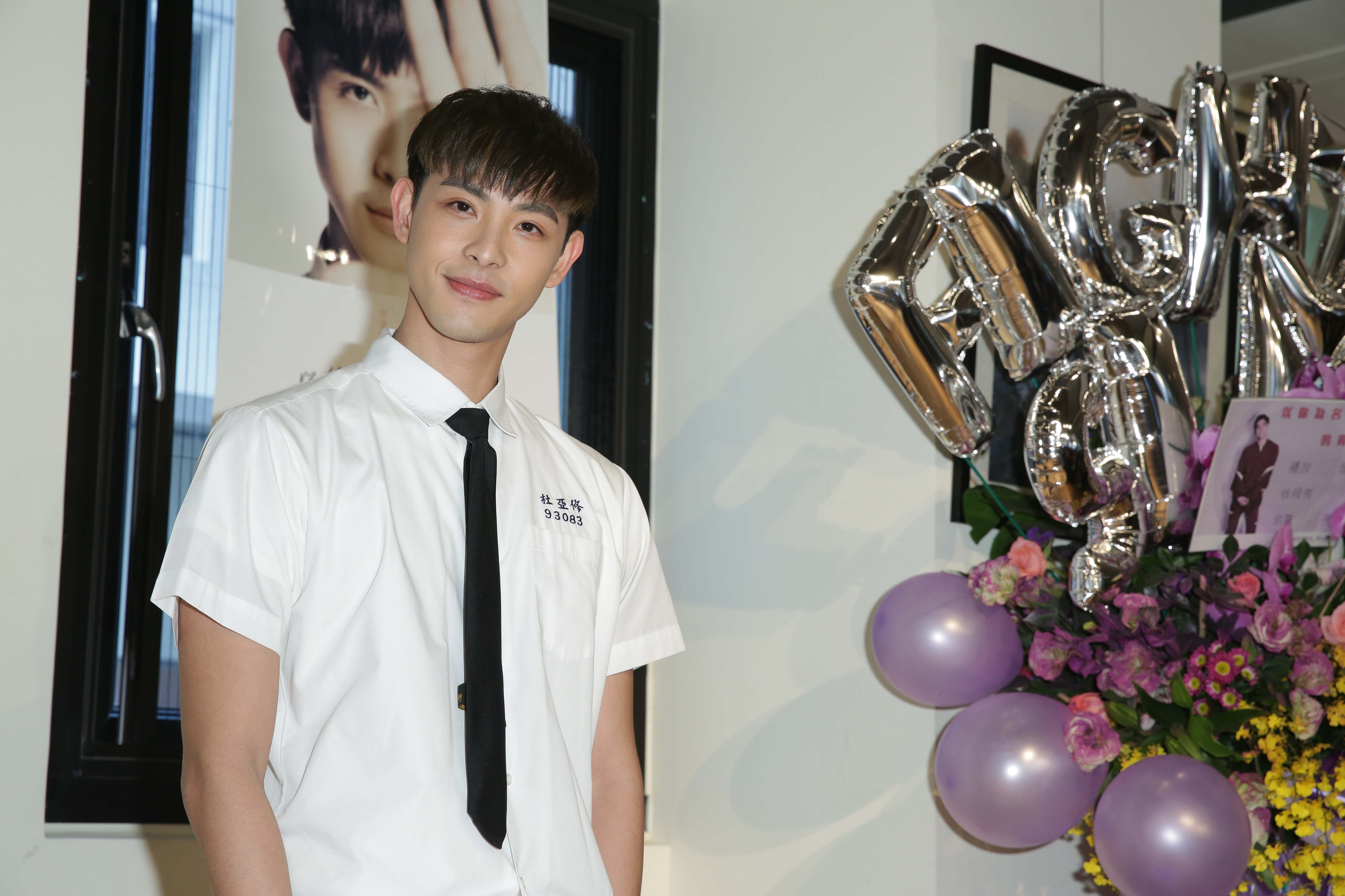 晨翔甩開合約風波，神清氣爽。