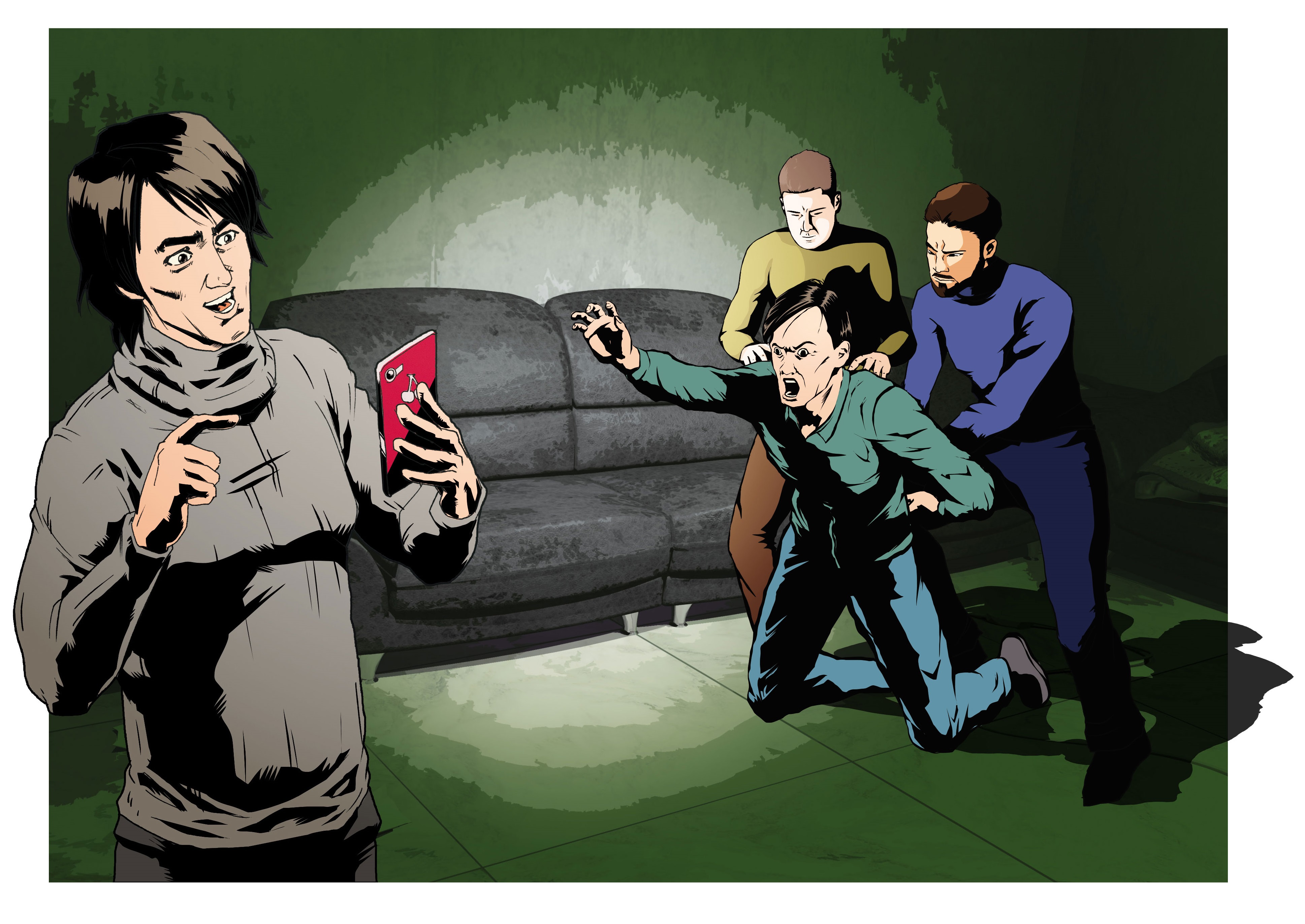 黃嫌控制被害人，搶走手機，將18枚比特幣轉到不知名帳戶。