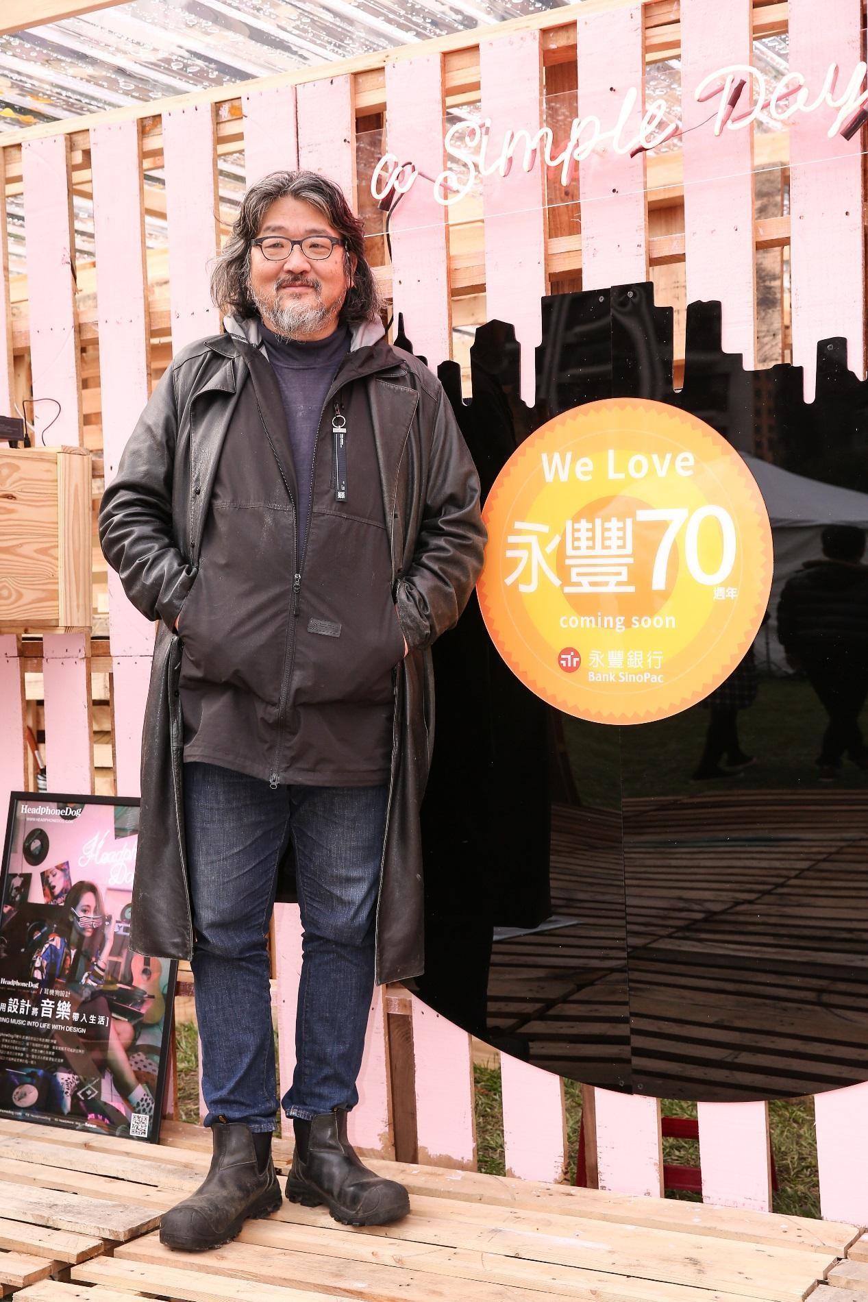 簡單生活節創辦人張培仁，把成功原因歸於企業長期贊助。