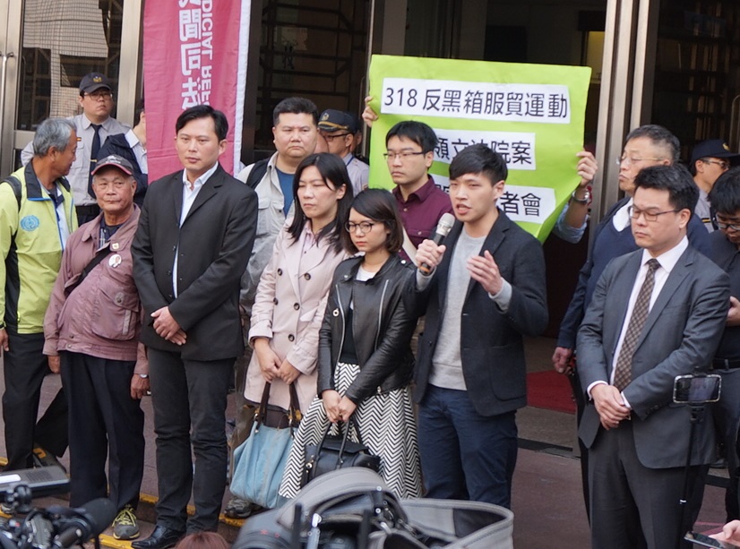 318學運妨害公務案二審宣判無罪，林飛帆、黃國昌、陳為廷等被告表示肯定此判決。