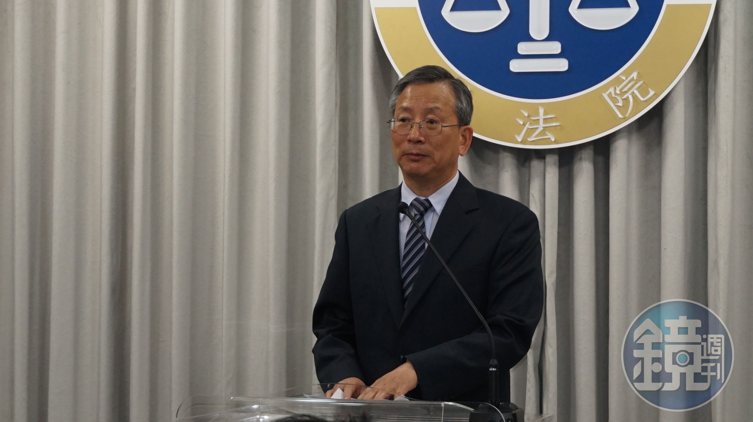 法官婚外情輕罰案延燒，司法院祕書長呂太郎（圖）坦言判決不符人民期待。司法院決研議在職務法庭中引進外部人。