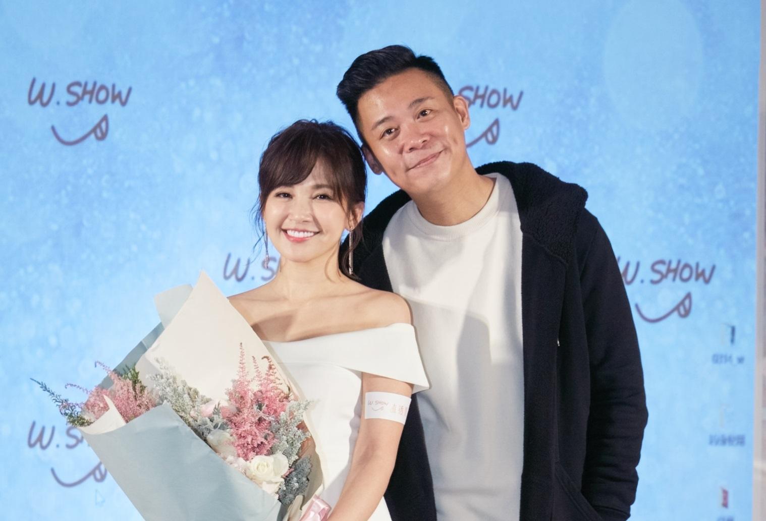 孫樂欣結紮後，還出席老婆活動替鍾欣怡站台。（W.SHOW提供）