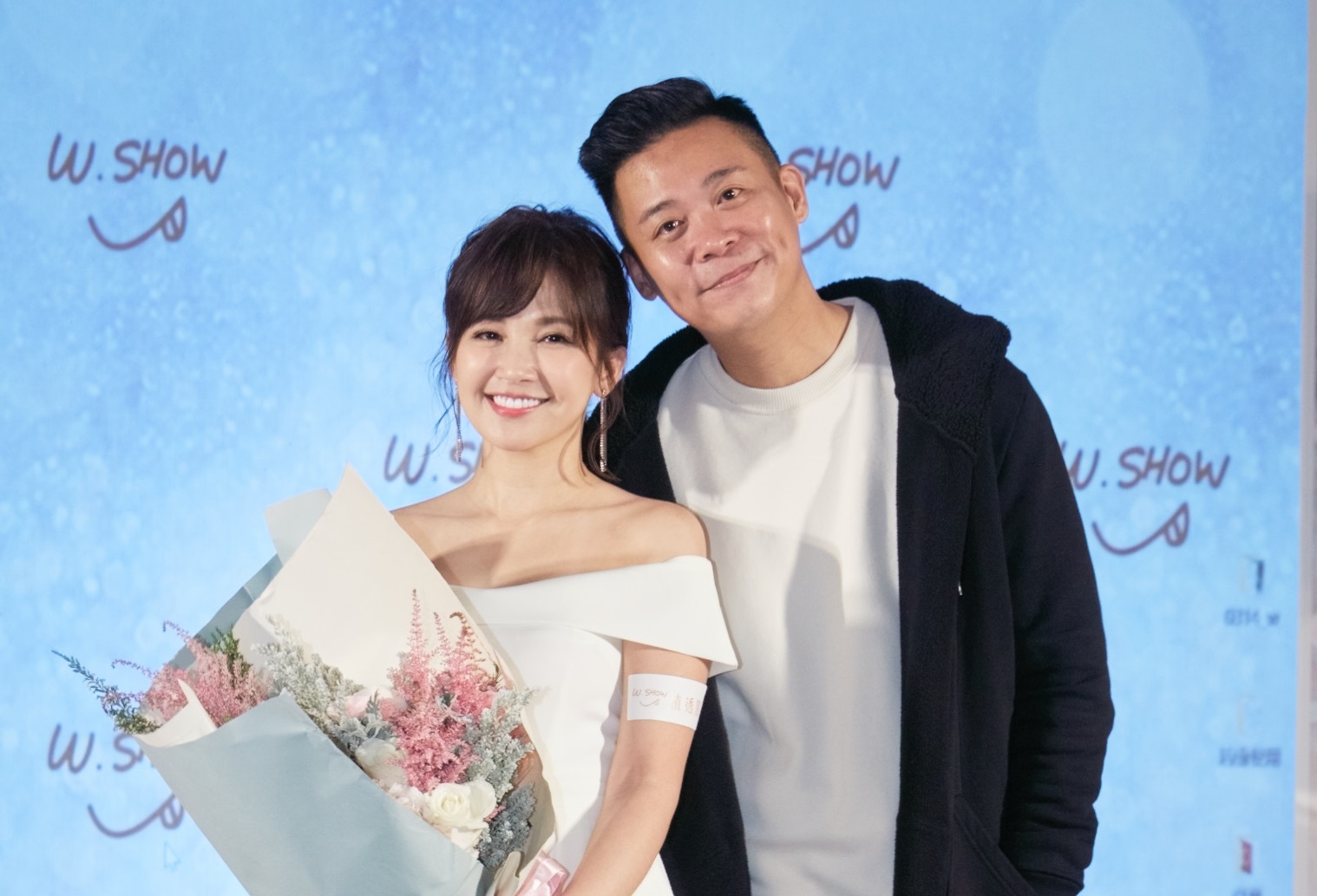 孫樂欣結紮後，還出席老婆活動替鍾欣怡站台。（W.SHOW提供）