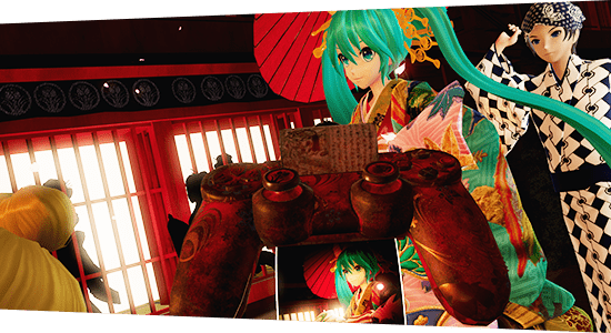 隨時拍攝初音的萌樣,上傳 SNS 囉!(翻攝自遊戲官網)