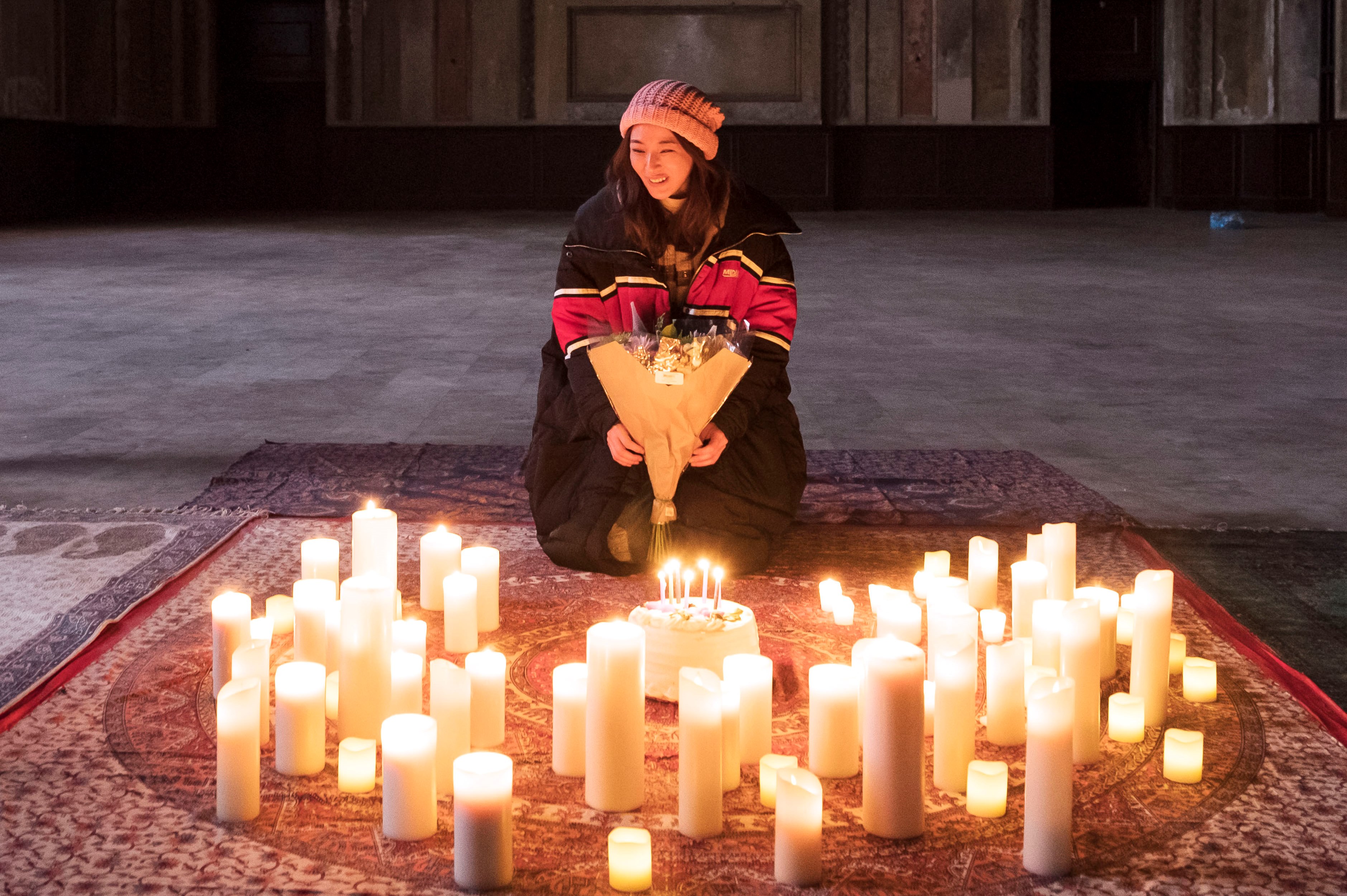 陳怡蓉拍攝《雙城故事》度過難忘了生日。（青睞影視提供）