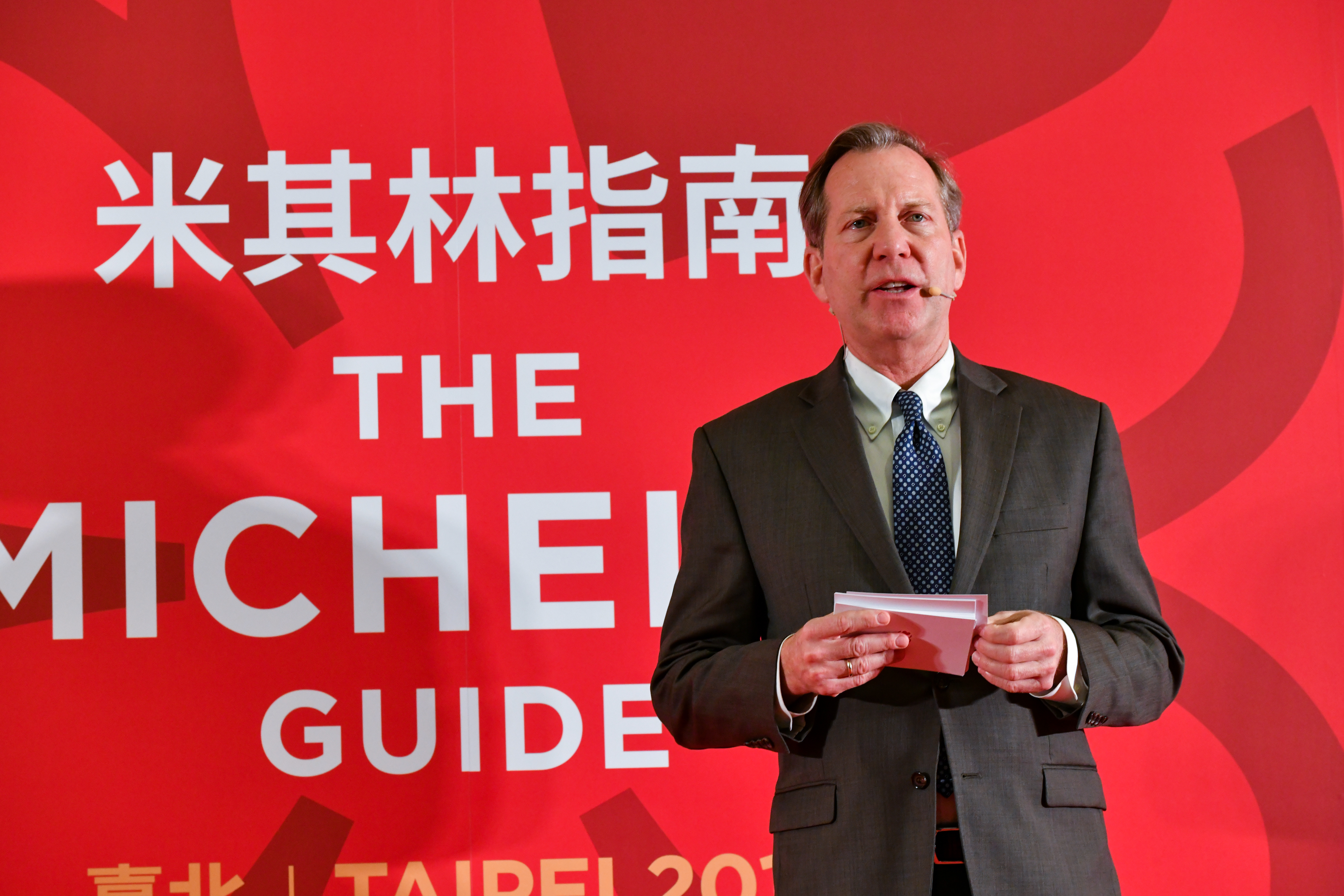 米其林指南國際總監Michael Ellis在頒獎後，揭秘「台北米其林指南」的餐廳是如何評選出來的。