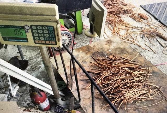 被偷的電纜線才值幾個錢，竟搞得多次停電。（警方提供）