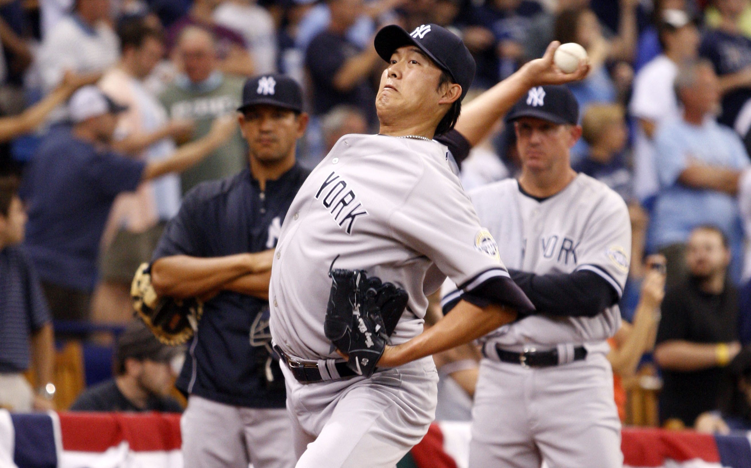 王建民憑藉著優異的伸卡球闖蕩大聯盟，還獲得「滾地球王子」的封號。（東方IC）