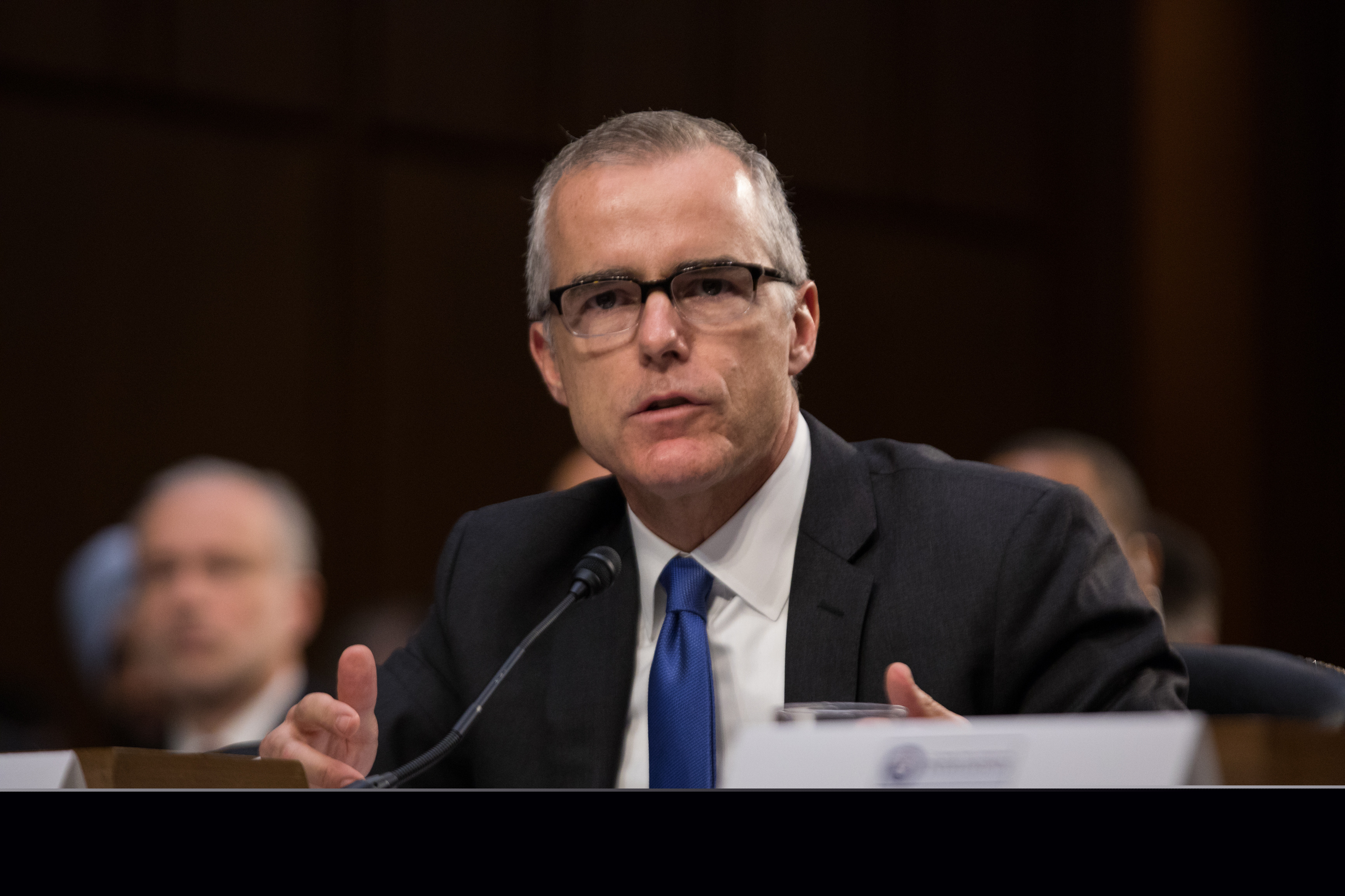 美國前聯邦調查局副局長麥卡比在退休前夕遭到川普政府開除。（東方IC）