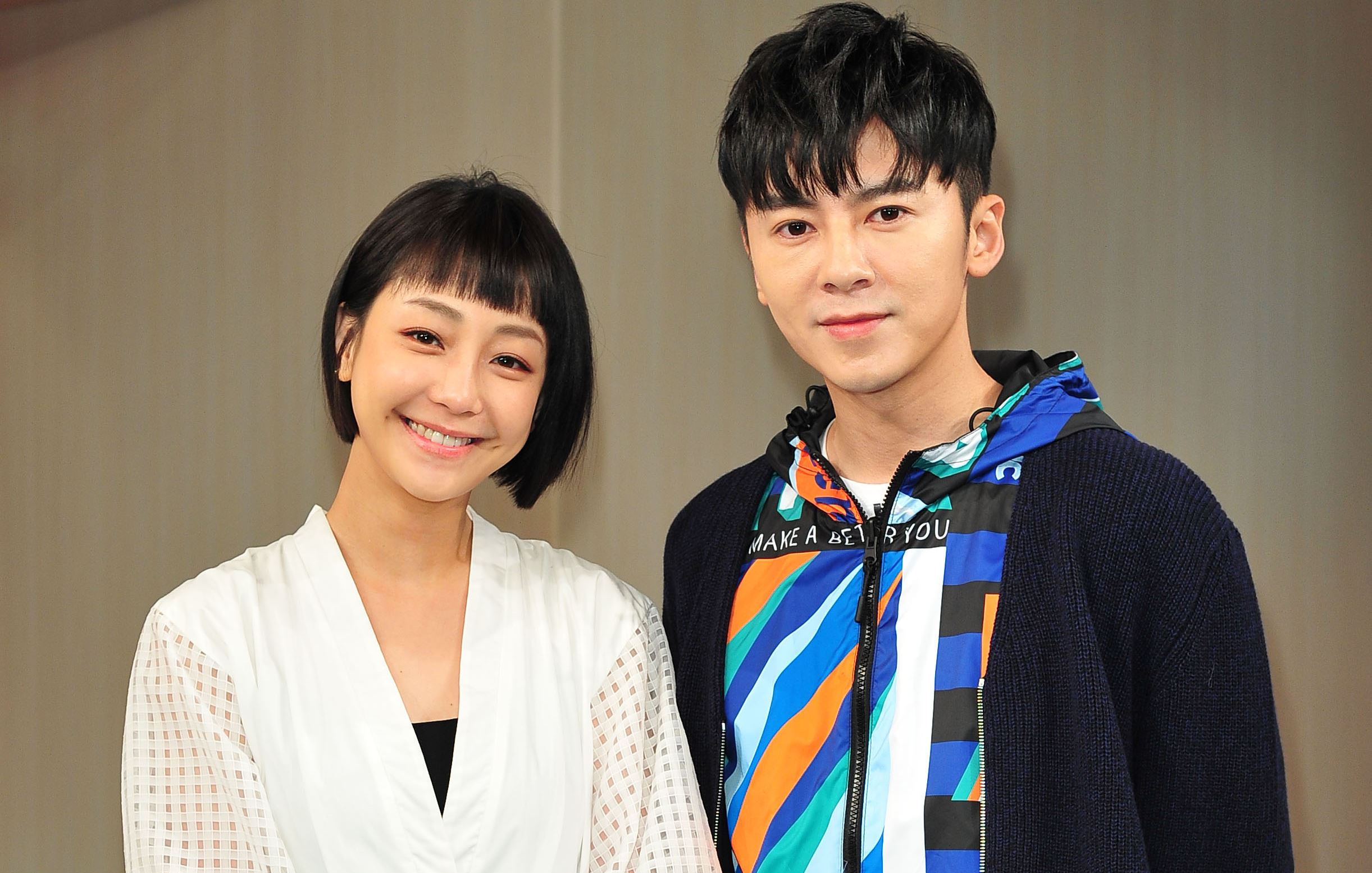 謝欣穎（左）及李國毅（右）合拍新戲，2人為了角色下足苦工，李國毅還被媽媽誤以為中邪。（台視提供）