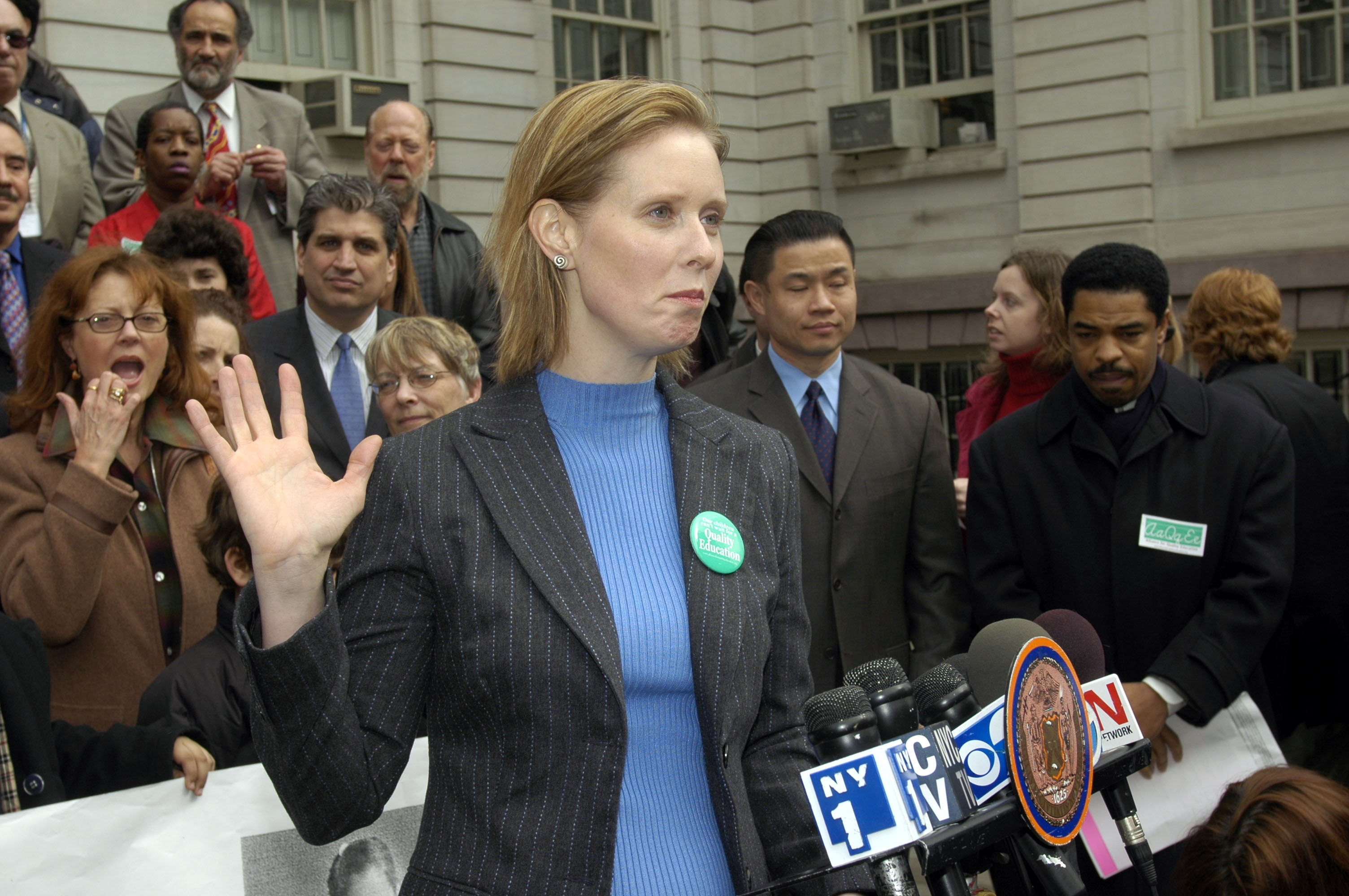 辛西亞尼克森宣布參選紐約州長。（東方IC）