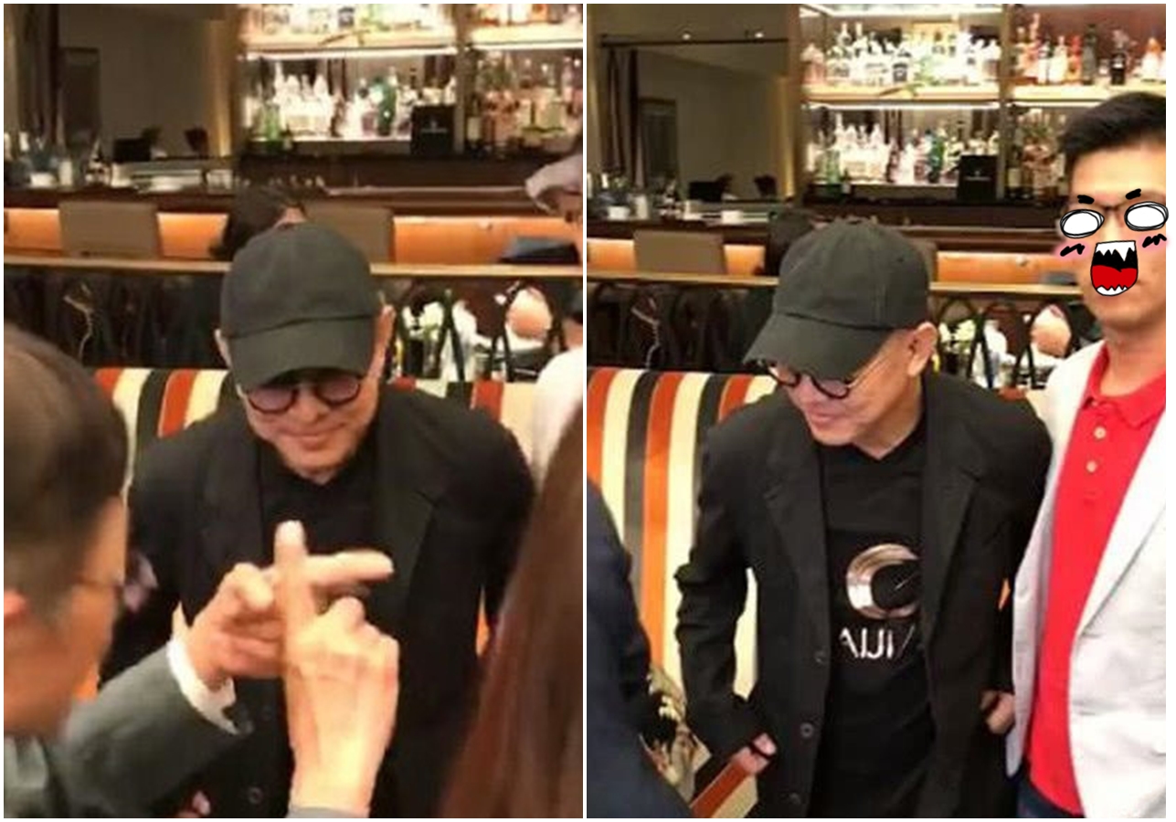 李連杰近況照片曝光，他整個人身形消瘦，顯得十分疲憊，彎著腰連背都難以挺直，看起來蒼老了許多。（翻攝自微博）