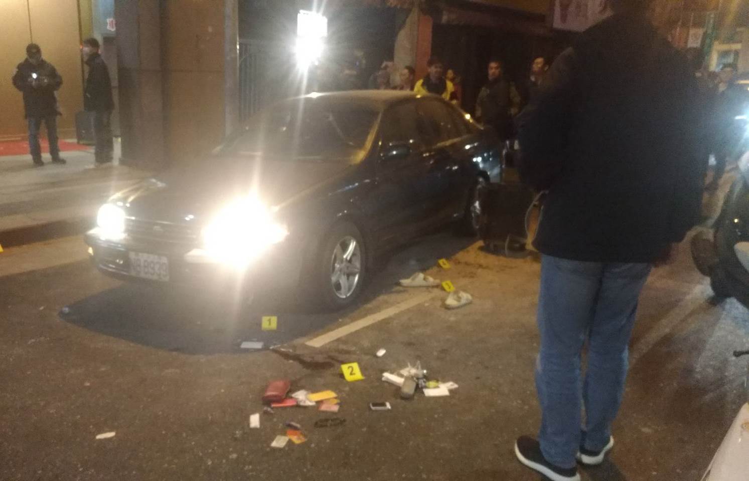 北市基隆路一段一間海鮮餐廳晚間發生槍擊案。