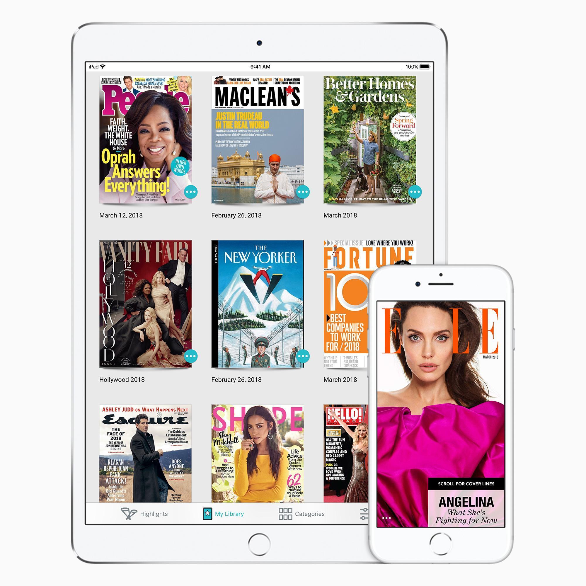 谷歌在上周併購了號稱「雜誌界Netflix」的雜誌訂閱服務Texture。（Apple）