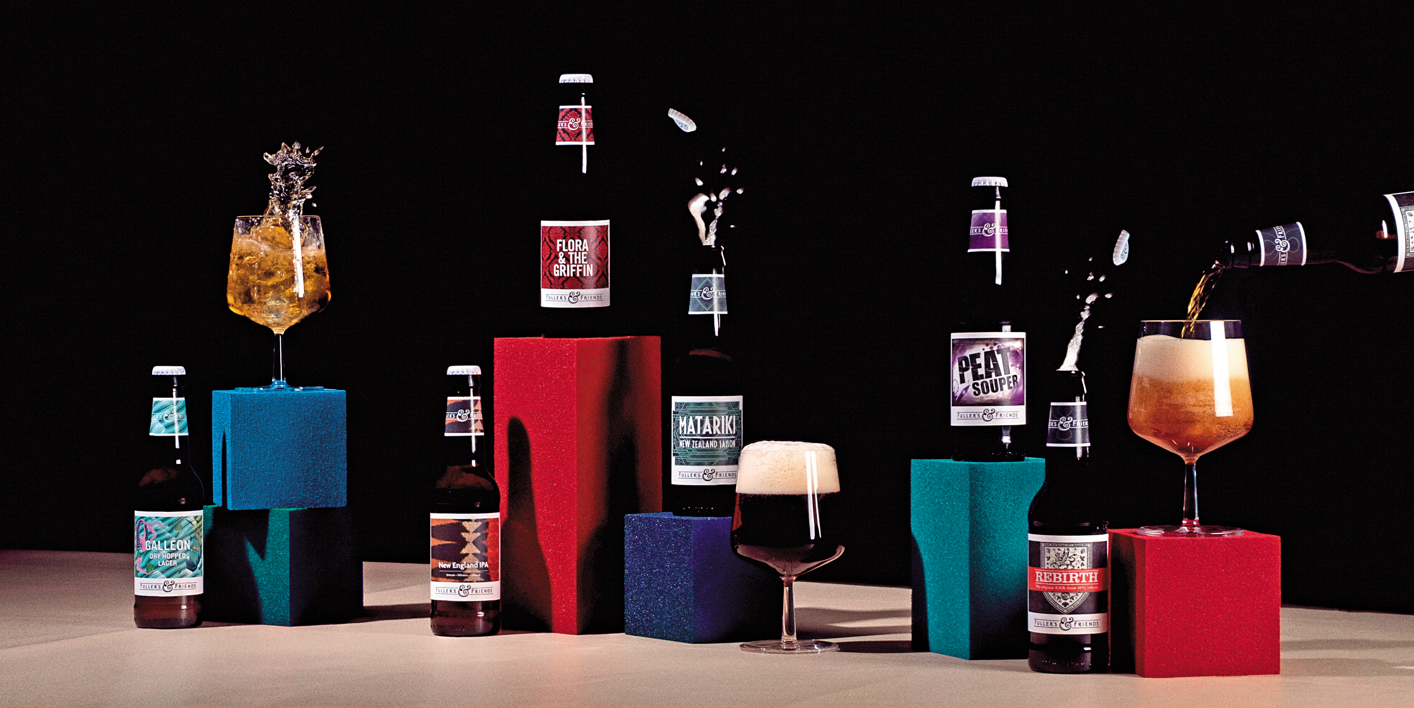 開春第1場精釀啤酒發表會，由嘉馥的「富樂聯名好友系列」拔得頭籌，6種風味帶大家揮別溼冷冬日。