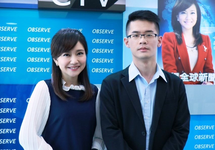 李戡上中視《改變的起點》，接受哈遠儀專訪。（中視提供）